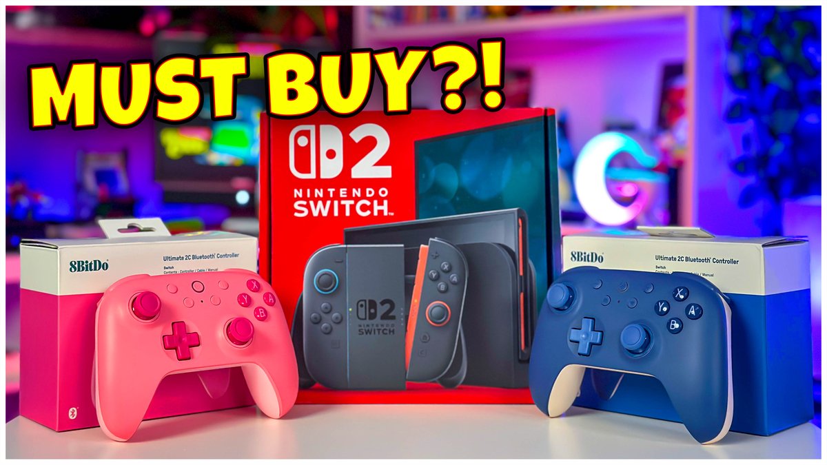 RexxReviews's tweet image. Setting up the 8BitDo Ultimate 2C Bluetooth for #NintendoSwitch2? 🤔 Check out this guide on firmware updates and pairing! 👇 youtu.be/55Xkeg3AoDA 

#8BitDo #Switch2Controller #GamingTutorial #ControllerSetup