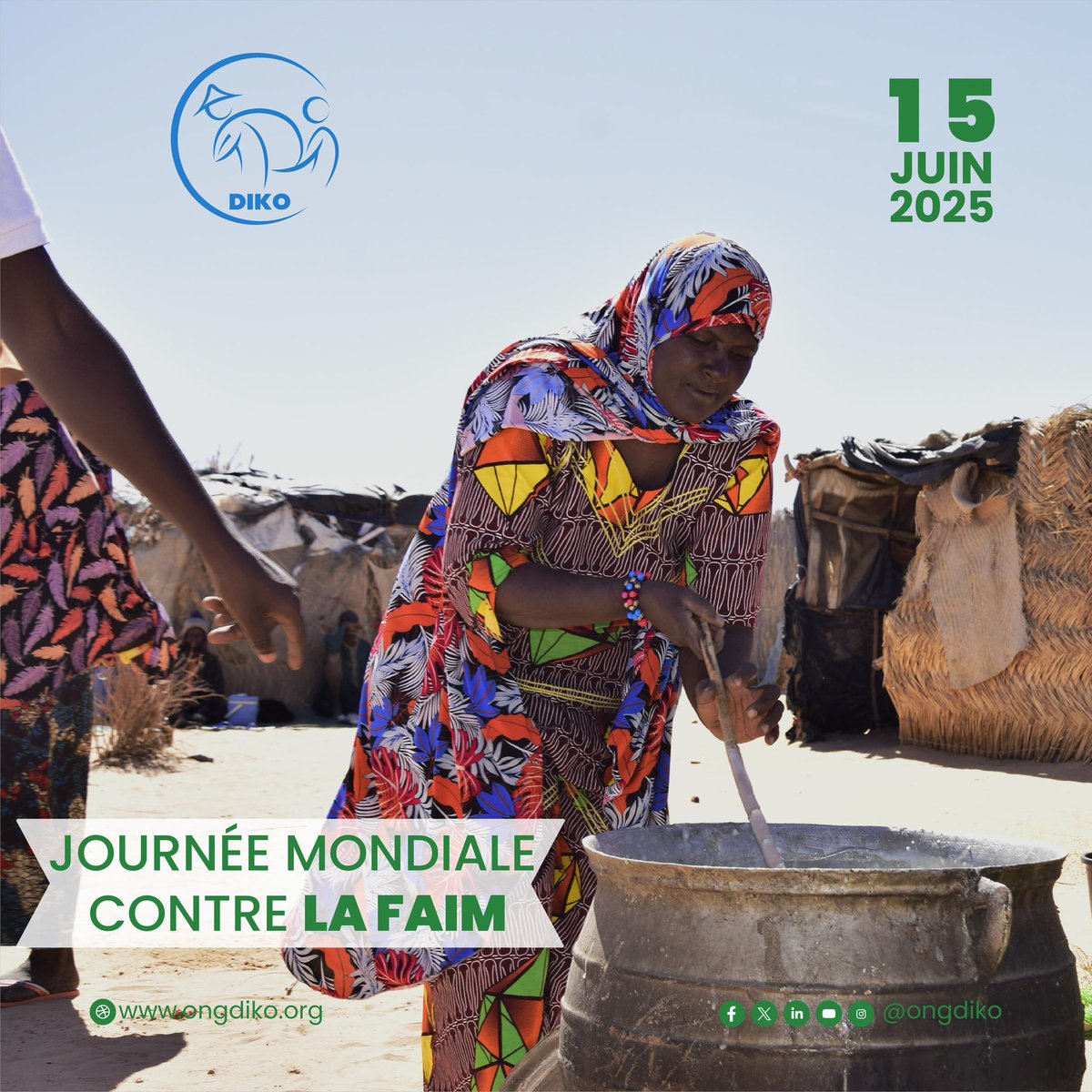 🌍✨ Journée mondiale contre la faim ✨🌍

Aujourd'hui, nous rappelons l'importance de lutter contre la faim qui touche des millions de personnes à travers le monde. La faim n'est pas seulement un manque de nourriture, c'est une menace pour la santé, l'éducation et le