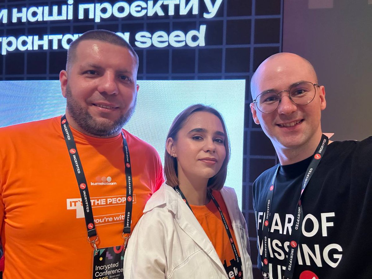 One of the most significant crypto events in Ukraine - <a href="/incrypted/">Incrypted</a> Conference 🇺🇦🔥

A powerful gathering where:
• Top experts share insights
• Founders connect &amp; collaborate
• Big ideas turn into real moves
Loved the vibe, bright, open, forward-thinking.
Next year, <a href="/nomadz_co/">Nomadz🧳</a>