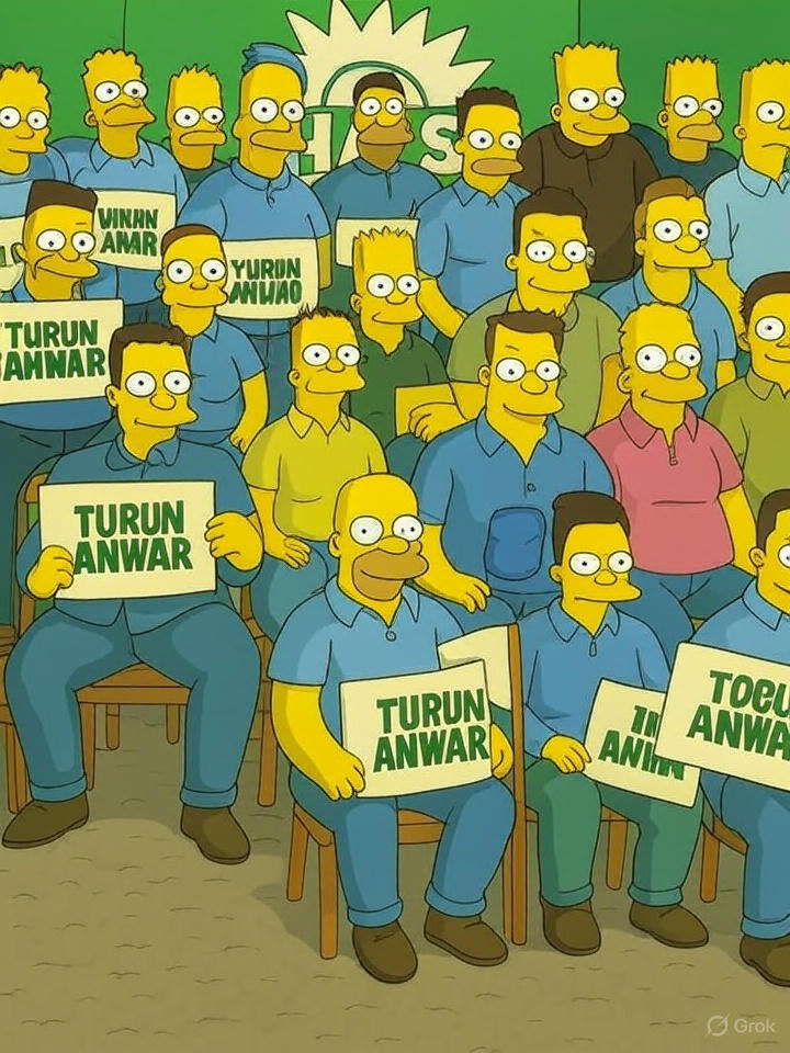 MekSangBuaya's tweet image. SIDANG MEDIA TERGEMPAR:

Satu Himpunan "Turun Anwar" akan diadakan pada 26 Julai 2025.

Semua rakyat Malaysia dijemput hadir, terutama sekali Penduduk Kg. Springfield.

Segala yang terbuku dihati boleh diluahkan sewaktu himpunan tersebut.

Ayuh sama sama kita memeriahkan !!!