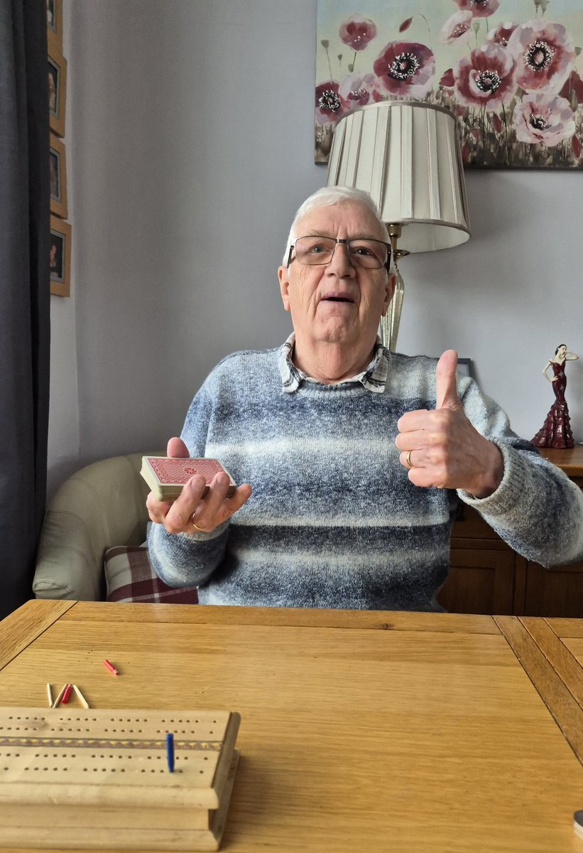 Happy Fathers Day to the second best crib player in our house when i was growing up 🤣🤣 have a great day Dad we'll have a few pints later, then its best of 5 loser brews up 🤣👍