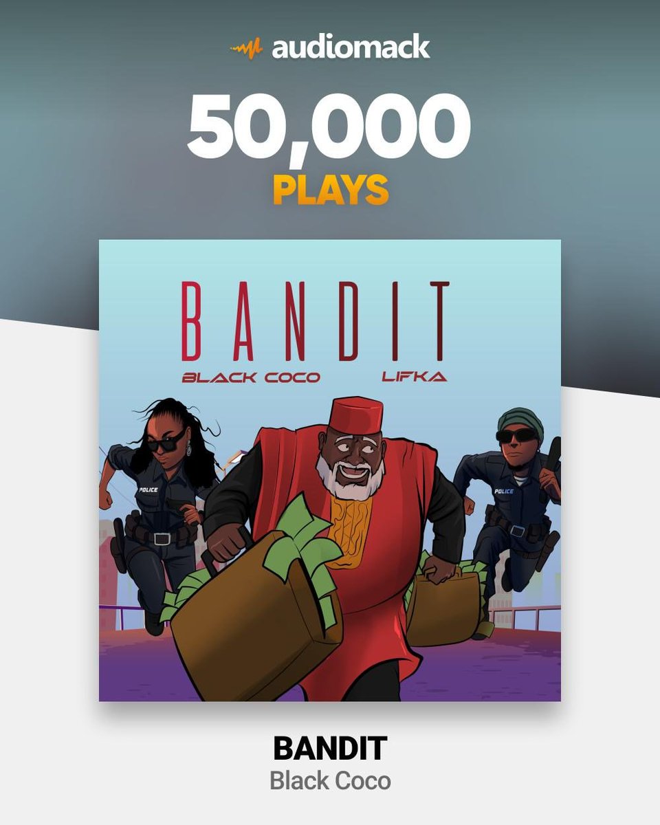 LiFKA 💚🔪 (@lifkanomore) on Twitter photo +50.000 streams sur Audiomack pour le titre "BANDIT", actuellement au top de la playlist "Vert Rouge Jeune' avec <a href="/BlackCoCo_237/">Black Coco</a> 💚🖤🔪
#Kamikazement #Bandit +50.000 streams sur Audiomack pour le titre "BANDIT", actuellement au top de la playlist "Vert Rouge Jeune' avec <a href="/BlackCoCo_237/">Black Coco</a> 💚🖤🔪
#Kamikazement #Bandit