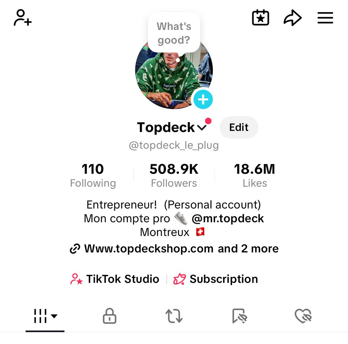 topdecktheplug's tweet image. Tik Tok