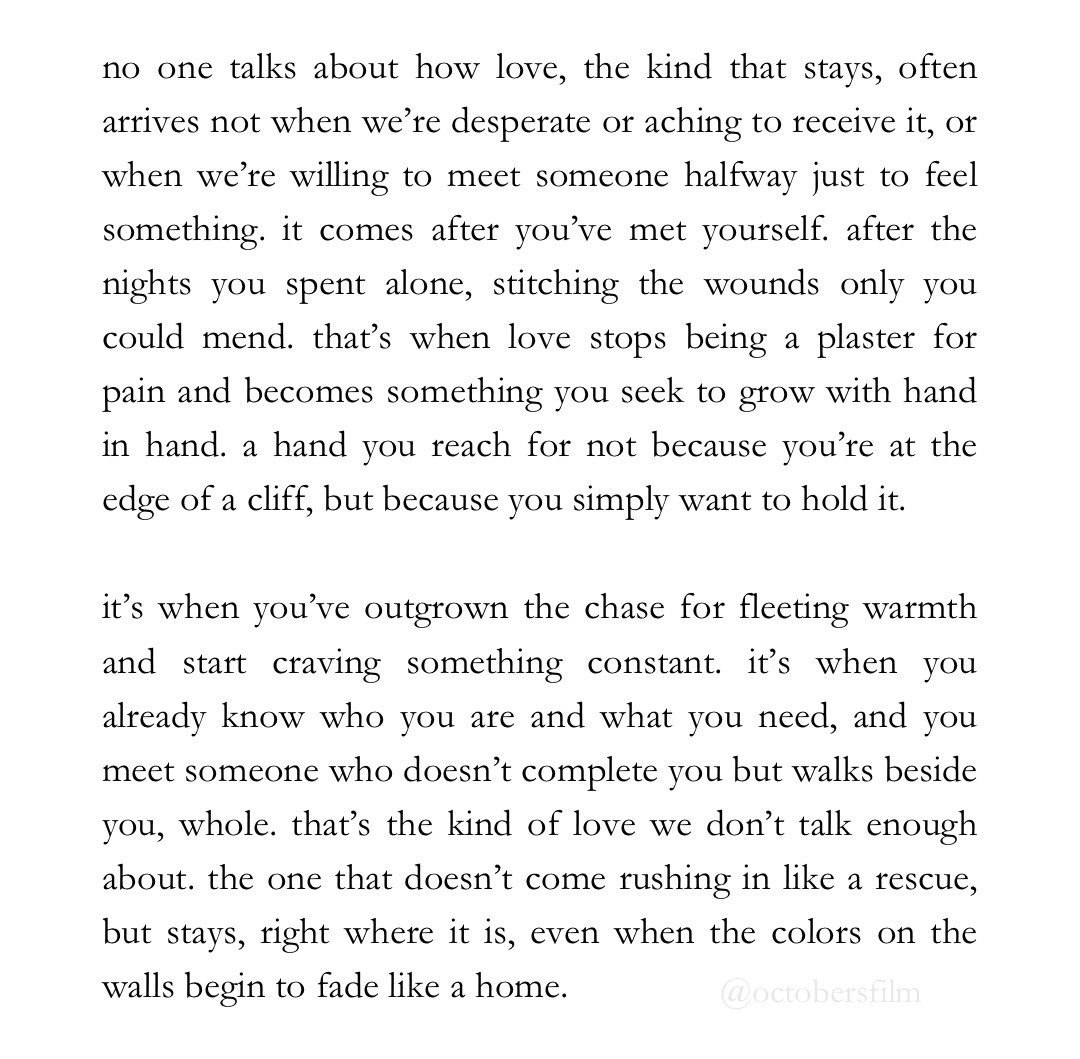 the kind of love that doesn’t rush in