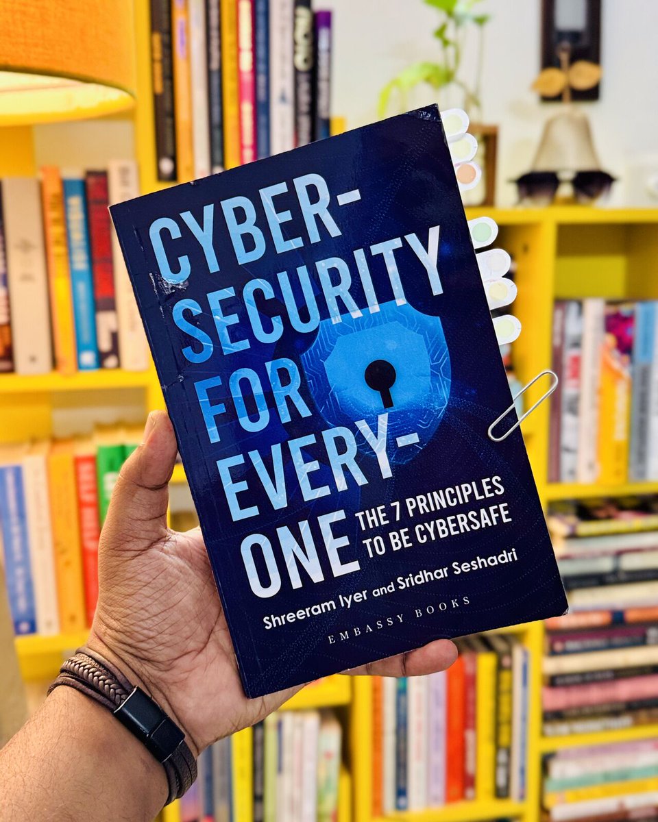 Seshadri (@sridharseshadri) on Twitter photo Thank you @bookishbrainshelves (on instagram) for the wonderful shoutout and thoughtful words about Cybersecurity for Everyone! 
We're truly humbled to see how the book is already helping readers feel more informed and secure in their digital journeys.
When we wrote this, our Thank you @bookishbrainshelves (on instagram) for the wonderful shoutout and thoughtful words about Cybersecurity for Everyone! 
We're truly humbled to see how the book is already helping readers feel more informed and secure in their digital journeys.
When we wrote this, our
