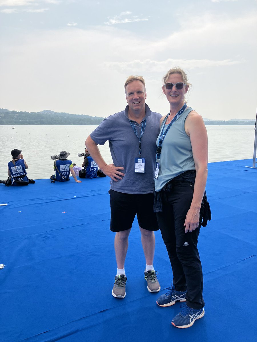 TimDellor's tweet image. We’re live on @BBCSport website now. The photographers are ready. So is everyone else. Hopefully some @BritishRowing medals on the way from the World Cup here in Italy.