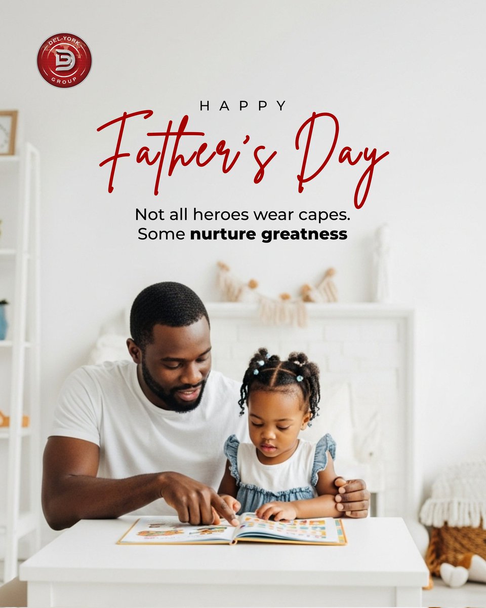Today, we celebrate the men who lead with love, show up without being asked, and carry the load when no one is watching.

At Del-York Group, we know real leadership starts at home.

Happy Father’s Day to the ones who keep building—people, families, and futures.