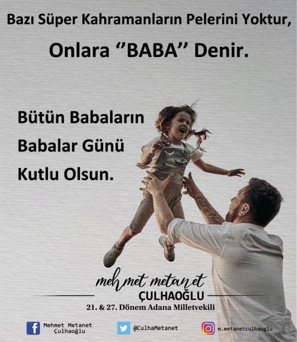 Babalar günümüz kurlu olsun