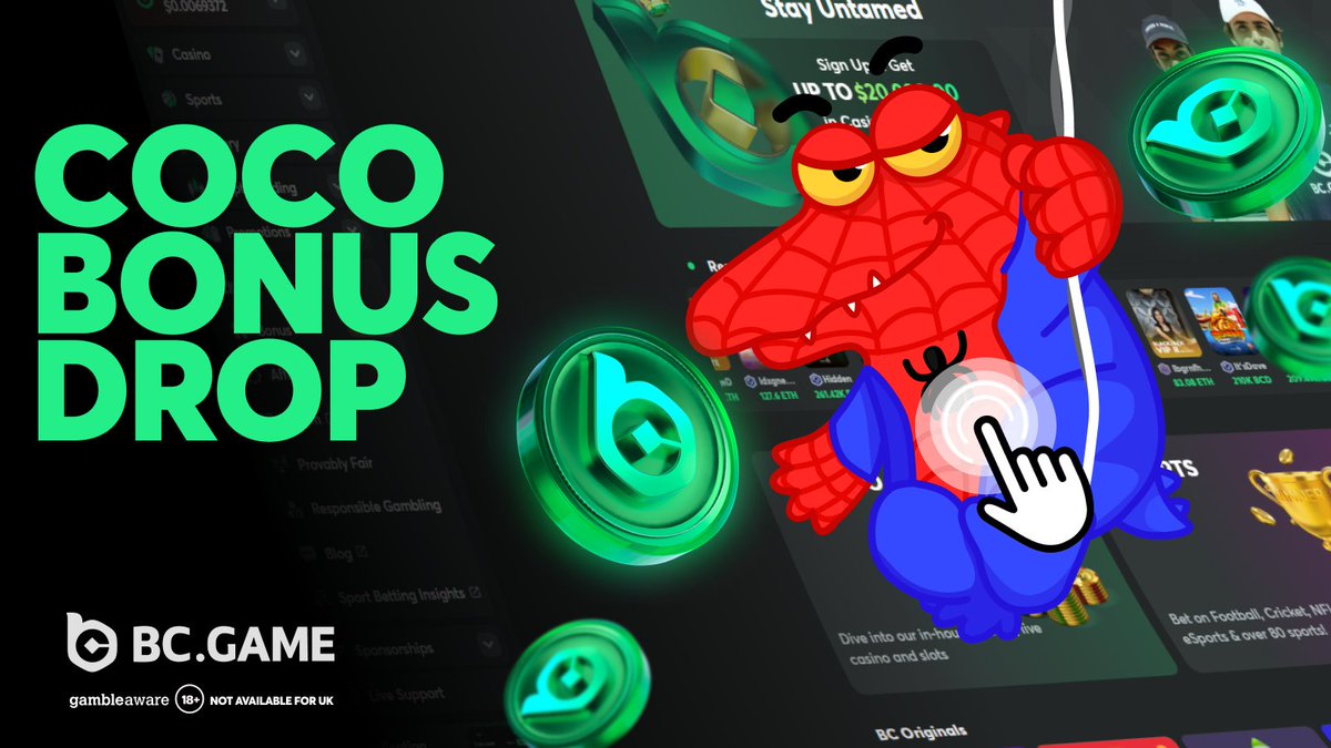 🚨 Coco Bonus Drop!
You love to Spot Coco. Tap fast &amp; Win BIG.💸

🎁Here we’re dropping 20x Coco boosts—$10 max for 20 winners!

How to join:
🕒 Post all 4 Coco appearance times (local)
🆔 Add your BCGAME UID
✅ Follow <a href="/bcgamecoin/">BCGame Coin</a>

Catch Coco, Claim Glory!