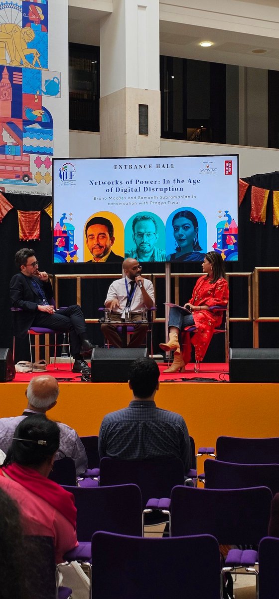 Sanjoy K Roy (@sanjoyroytwa) on Twitter photo Networks of Power: In the age of digital disruption. <a href="/MacaesBruno/">Bruno Maçães</a> and <a href="/samanth_s/">Samanth Subramanian</a> in conversation with <a href="/PragyaTiwari/">Pragya Tiwari</a> #JLFLONDON2025 <a href="/JLFLitfest/">JLF International</a> <a href="/britishlibrary/">British Library</a> Networks of Power: In the age of digital disruption. <a href="/MacaesBruno/">Bruno Maçães</a> and <a href="/samanth_s/">Samanth Subramanian</a> in conversation with <a href="/PragyaTiwari/">Pragya Tiwari</a> #JLFLONDON2025 <a href="/JLFLitfest/">JLF International</a> <a href="/britishlibrary/">British Library</a>