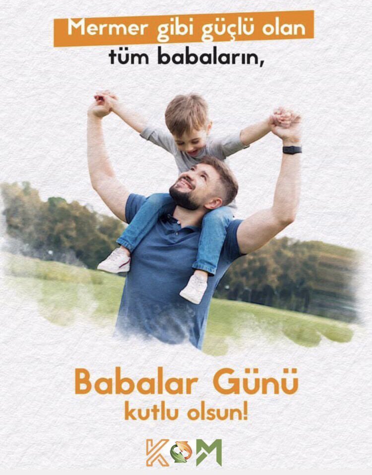 Varlığıyla bizlere güç katan tüm babaların babalar günü kutlu olsun.. 

#BabalarGünü // #pazar // #FathersDay