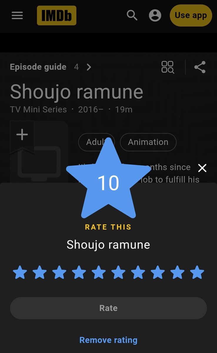 I made an IMDB account just to prop up this masterpiece. Guys pls help its ratings. 🙏🙏 7.5/10 is too low.