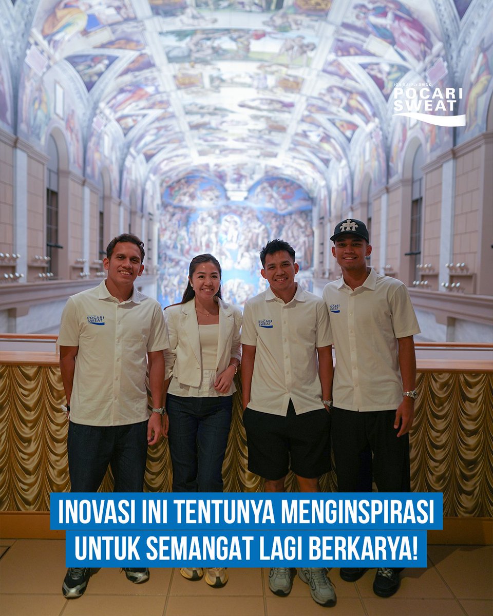 Hari terakhir di Tokushima, nggak lupa sempatkan waktu buat eksplorasi Otsuka Museum of Art! Keren banget, ya! 😍

Replika karya seni dari berbagai negara ini sukses bikin Witan, Egy, dan Marselino makin terinspirasi untuk terus berkarya, lho! 💙

#GoSweatGoION
#BanggaKawalGaruda