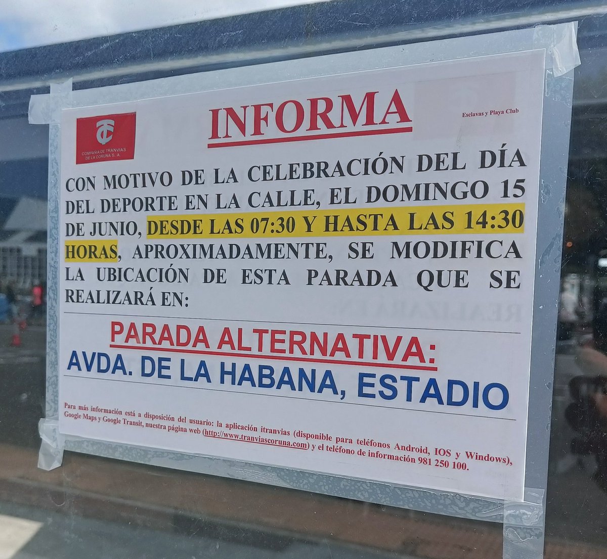 BlogBusurbano's tweet image. Ambientazo en Coruña, no #DíaDoDeporteNaRua, en #Riazor!
62 actvidades! 92 entidades!
A mové-lo corpo!
Ata as 14h aprox

Lembrade: #Lín7 desviada por Avda. da Habana en ida e volta! busurbano.blogspot.com/2025/06/linea-…