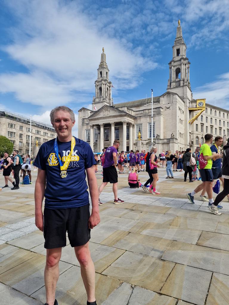 What a morning <a href="/runforall/">Jane Tomlinson’s Run For All</a> #Leeds10k A fabulous event as always.Leeds city centre alive at 8am and the wonderful support along the route.Delighted to make it round in 55 (but could have done better!)
