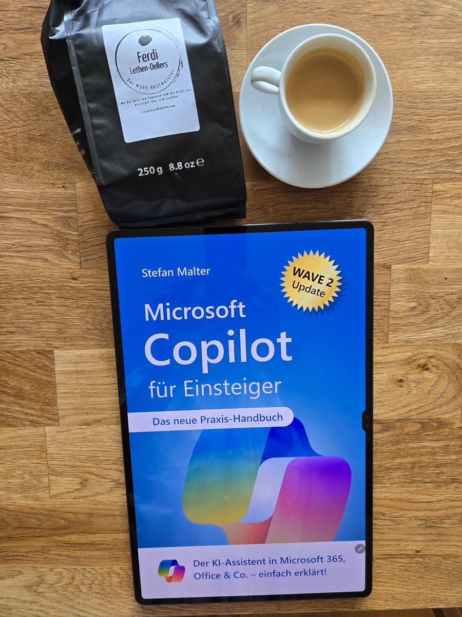 <a href="/InesGruschwitz/">Ines Gruschwitz</a> <a href="/HansBrender/">Mr.OneDrive, MVP</a> <a href="/schnella/">Schnella Schnyder ☮️</a> <a href="/Ra_Koellner/">Raphael Koellner #Copilot</a> <a href="/TKarafilov/">Tomislav Karafilov</a> <a href="/Anja_M365/">Anja Schröder</a> <a href="/FerdiLethen/">Ferdi Lethen-Oellers || MVP</a> <a href="/thomyg/">Thomy Goelles</a> Heute nur 24 Grad, Espresso von <a href="/FerdiLethen/">Ferdi Lethen-Oellers || MVP</a> und Copilot Buch von <a href="/StefanMalter/">Stefan Malter | Autor & Medientrainer</a>