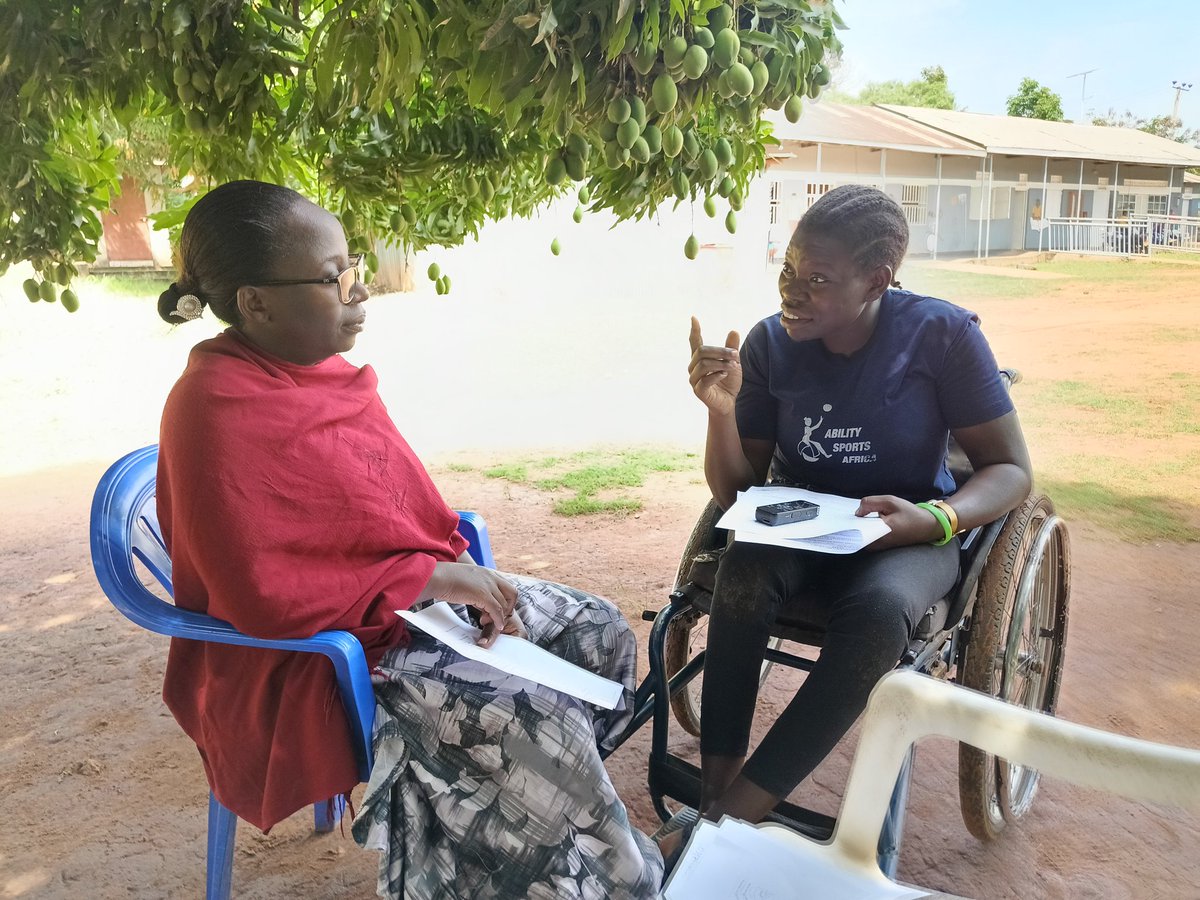 At_The_EQUATOR's tweet photo. In Gulu City, we listened to young women aged 18–24 as part of the Women's Inclusive Services for Health study. This data collection is key to improving access to health service especially for women with disabilities. #InclusiveHealth #HealthForAll #WISHProject #AtTheEquatorUG https://t.co/CanRPhwoWF