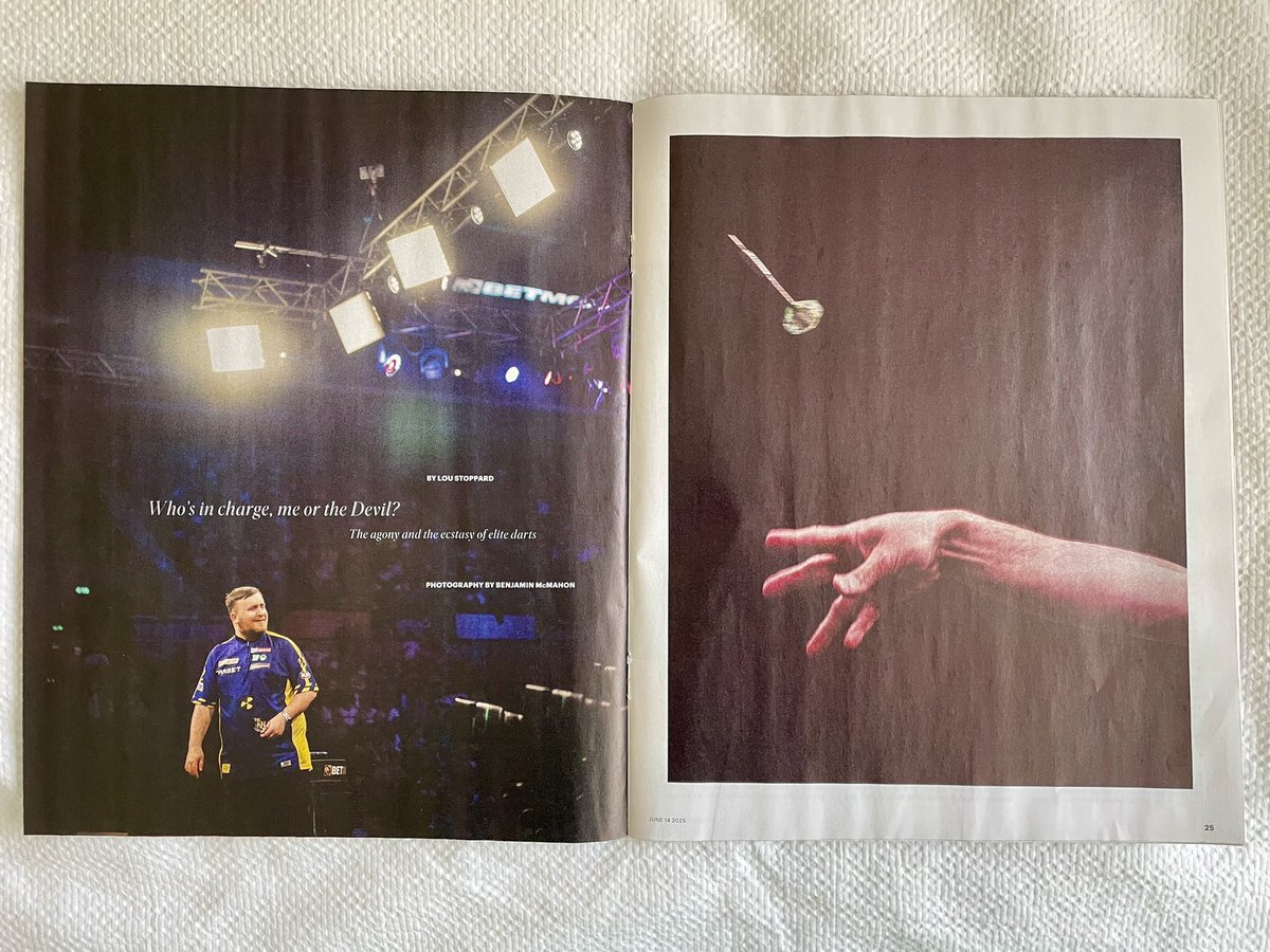 WeavinWeave's tweet image. Darts weekend: read the excellent article in @FTMag; three players received Birthday Honours; watched England lose to Germany in the World Cup; and listened to Dad talk about his darts playing back in the day, including his @GWR entry for a 24 hour darts marathon! 🎯