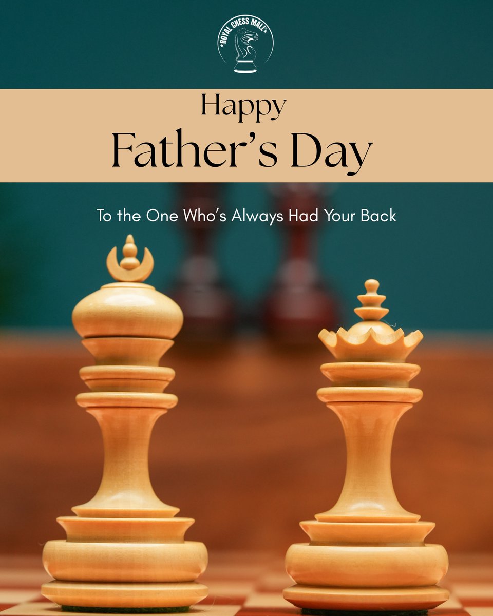 royalchessmall's tweet image. Celebrate Father’s Day with a timeless gift — our handcrafted luxury chess sets. Honor his wisdom, strength, and legacy with elegance that lasts beyond generations. ♟️👑 #RoyalChessMall #LuxuryChess #RoyalChessMall #ChessCollector  #chessgame #chesscommunity #TimelessDesign