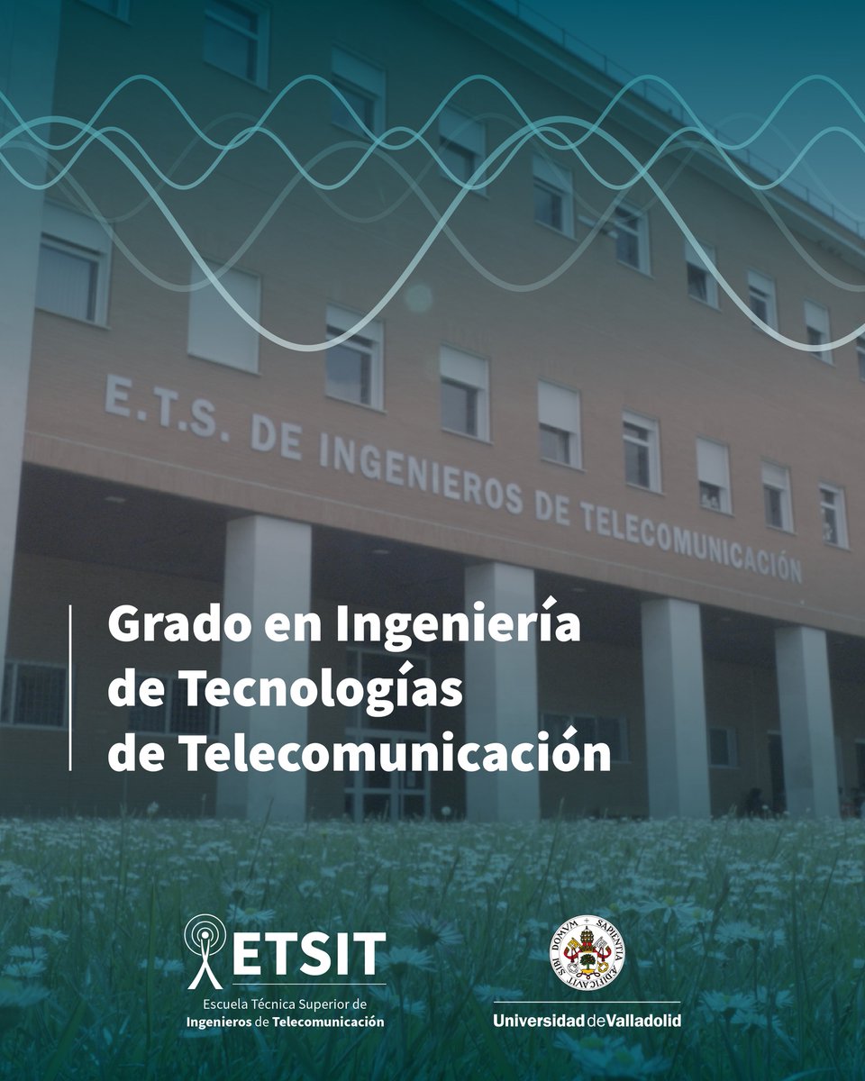 ℹ️👉 Si te interesa la tecnología, las redes y el futuro digital, este es tu grado.
✅ Formación actualizada en tecnologías de la información y las comunicaciones.
➡ Acceso al máster oficial, requisito legal para ejercer la profesión. #UVa #Teleco

🔗etsit.tel.uva.es