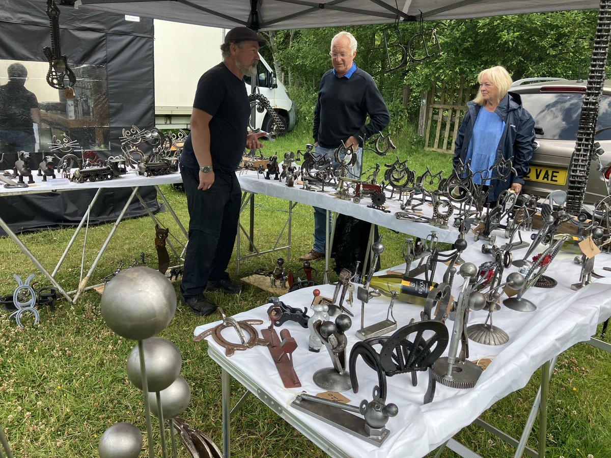 Just some of the supporting contractors and stalls  #Todmorden agricultural show here. Until 4pm. #VisitorEconomy #Community #Farming #Agriculture