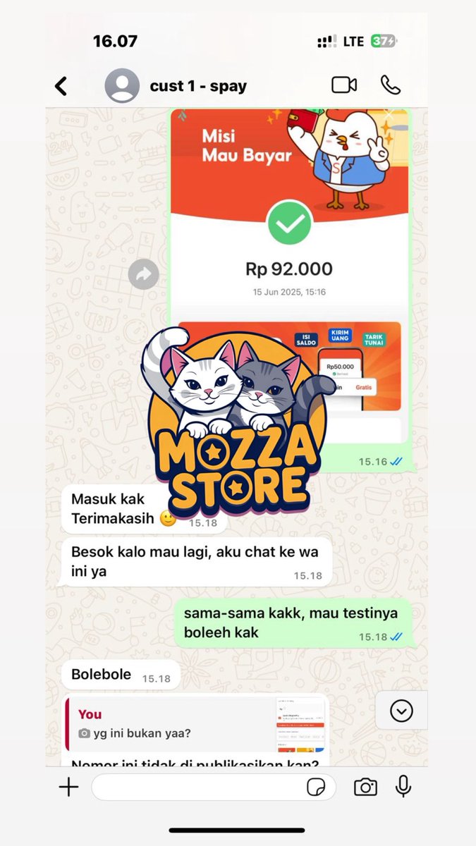 pitsaclo's tweet photo. ✨MOZZA STORE PECAH TELORR🥹✨

So happyyy customer gestun pertama kamii, eh malah dapat fitnah pertamaa kalii. 

Guyss jangan raguu yaa gestun di kita, mau cod, mau instan, mau ke toko langsung. Kita bisa bangetttt, kita stay di bdg dan jkt ya (pacarku bdg &amp; aku jkt)

#zonauang https://t.co/Pi9XPaKMJs