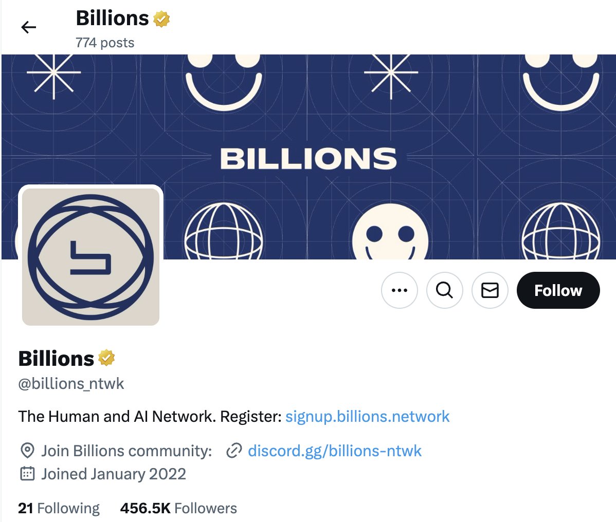 quine (@quine_crypto) on Twitter photo Meet <a href="/billions_ntwk/">Billions</a> ๐
For anti-FOMO, I threw one account into this: signup.billions.network/?rc=2LSOGPWY
You still can register for the FCFS WL ๐คซ
Mint is on Polygon
Sign up via email, link your wallet, Twitter, Discord, and do a couple of retweets Meet <a href="/billions_ntwk/">Billions</a> ๐
For anti-FOMO, I threw one account into this: signup.billions.network/?rc=2LSOGPWY
You still can register for the FCFS WL ๐คซ
Mint is on Polygon
Sign up via email, link your wallet, Twitter, Discord, and do a couple of retweets