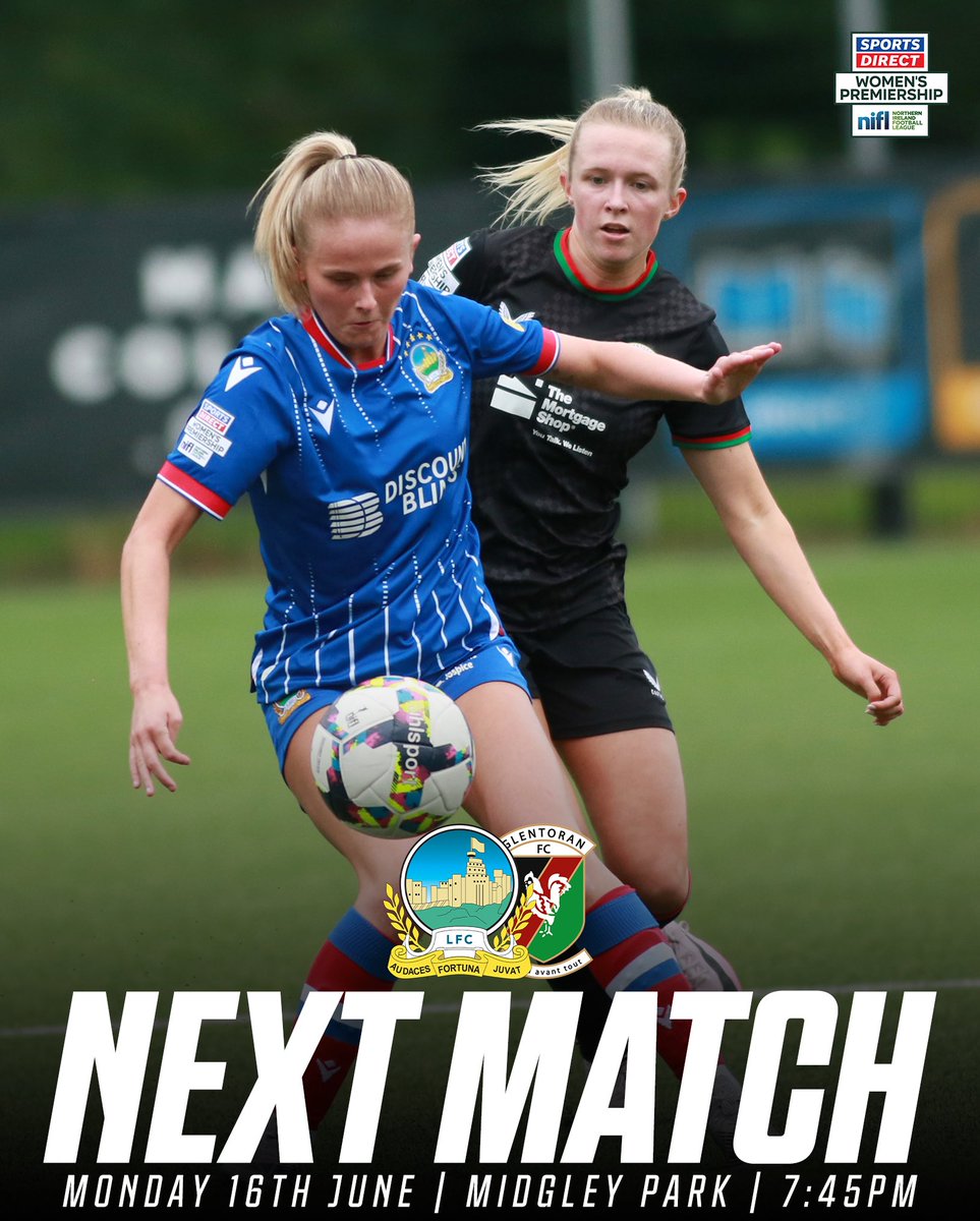 𝗡𝗘𝗫𝗧 𝗠𝗔𝗧𝗖𝗛 ⚽️ 

A quick turn around as we’re back in action tomorrow night hosting Glentoran at Midgley Park 🔵🔜

#COYB #AFJ