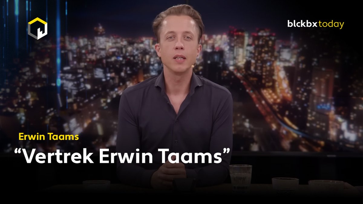 Team blckbx neemt afscheid van Erwin Taams
🔗 youtu.be/RMDpAQz545E

Na ruim drie jaar vertrekt Erwin Taams voorlopig bij blckbx om zijn eigen weg te gaan. 

Bekend om zijn kritische vragen en reportages op straat, was Erwin een waardevolle kracht. Na de staking van het team in