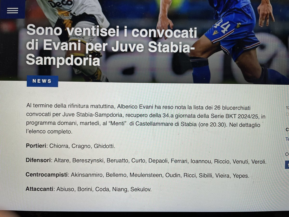feffo_dani's tweet photo. @MCriscitiello ennesimo giorno in cui ci chiediamo chi siano i 5 fantomatici giocatori che la Sampdoria avrebbe recuperato per la disputa dei playout.
Giochiamo a trova le differenze e vediamo chi ci azzecca.
#SampdoriaSalernitana https://t.co/Wb27wX0AVd