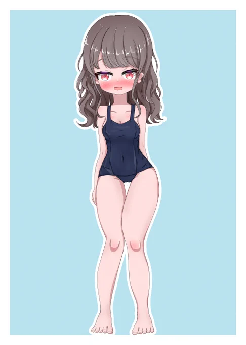 暑い時はスク水