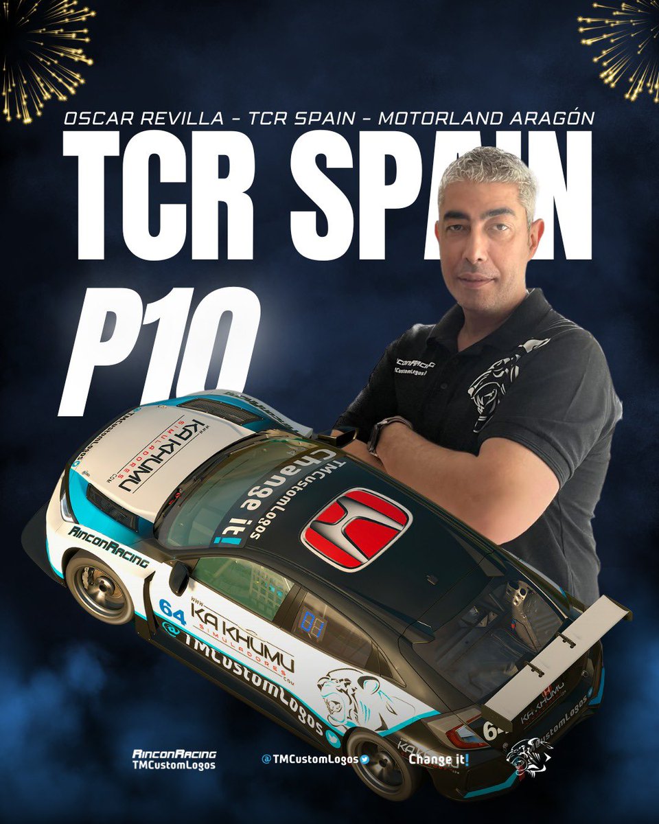 RinconRacing TMCustomLogos (@rinconracing) on Twitter photo Carrera complicada donde penalizo la Quali, pese a todo gran evento disputado en <a href="/tcrspain/">TCR Spain</a> y <a href="/TCR_Series/">TCR Series</a> por <a href="/AutodromoV/">Autodromo Virtual</a> .
<a href="/valos33/">oscar helguera</a> P10! Carrera complicada donde penalizo la Quali, pese a todo gran evento disputado en <a href="/tcrspain/">TCR Spain</a> y <a href="/TCR_Series/">TCR Series</a> por <a href="/AutodromoV/">Autodromo Virtual</a> .
<a href="/valos33/">oscar helguera</a> P10!