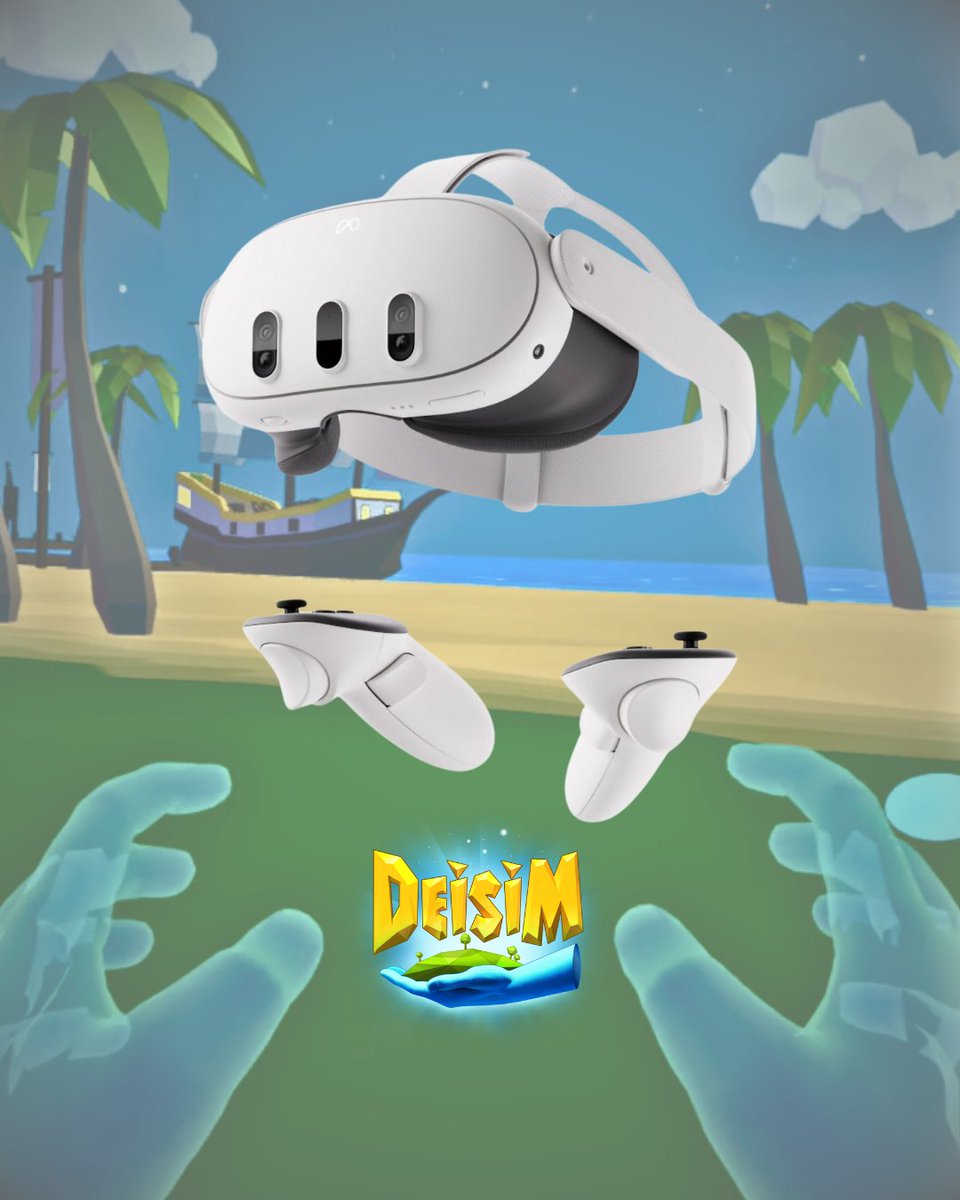 Sunday is the perfect day to test Deisim with the Quest +...yes it is.

#godgame #deisim #vr #quest #quest+