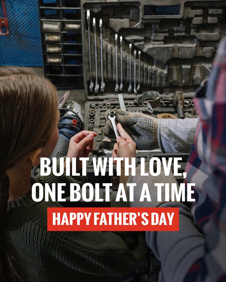 WeAreRSGroup's tweet image. From the first time he let you hold the wrench…
To the moment you fixed it on your own... 🔧

What’s your favourite memory of building or learning something with your dad? Share it with us below 👇 

#WeAreRS #HappyFathersDay