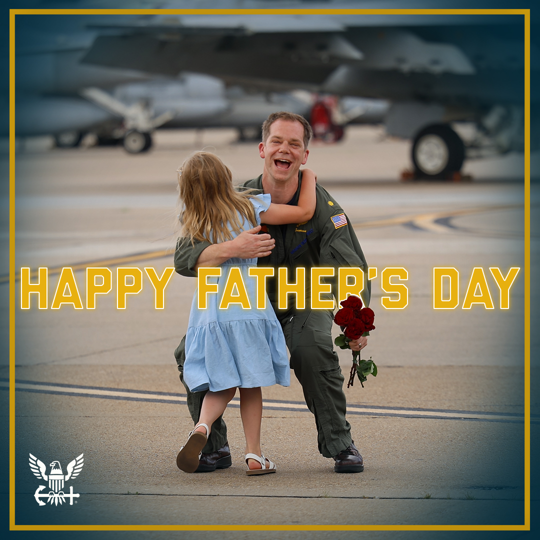 Wishing a very Happy Father's Day to all the incredible dads in our Navy family! Whether you're deployed or at home, your sacrifice and support make a world of difference. We appreciate you!