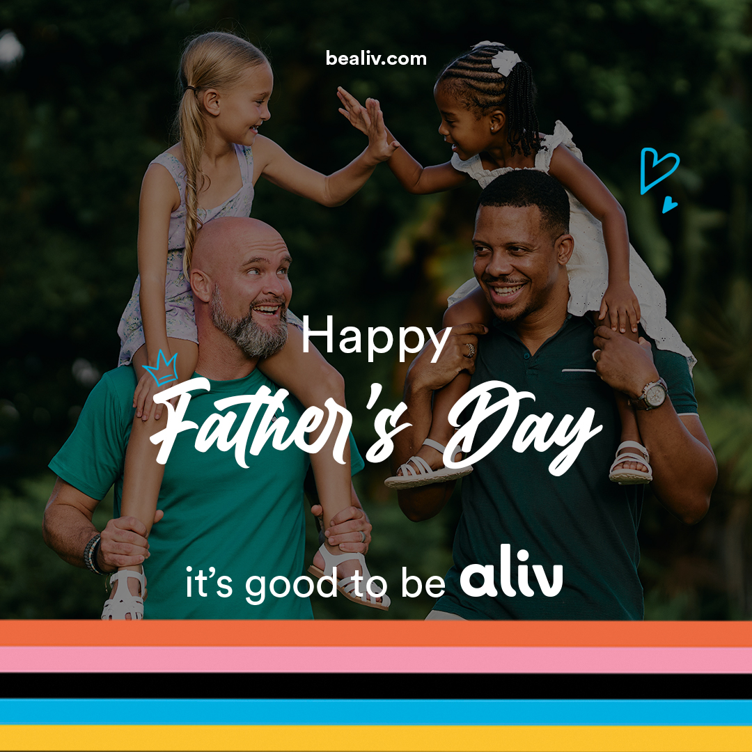 This Father’s Day, we honor every dad who’s taught us, challenged us, and believed in us. You define connection, and today we celebrate you. From all of us at ALIV, thank you, and Happy Father’s Day.🧡✨