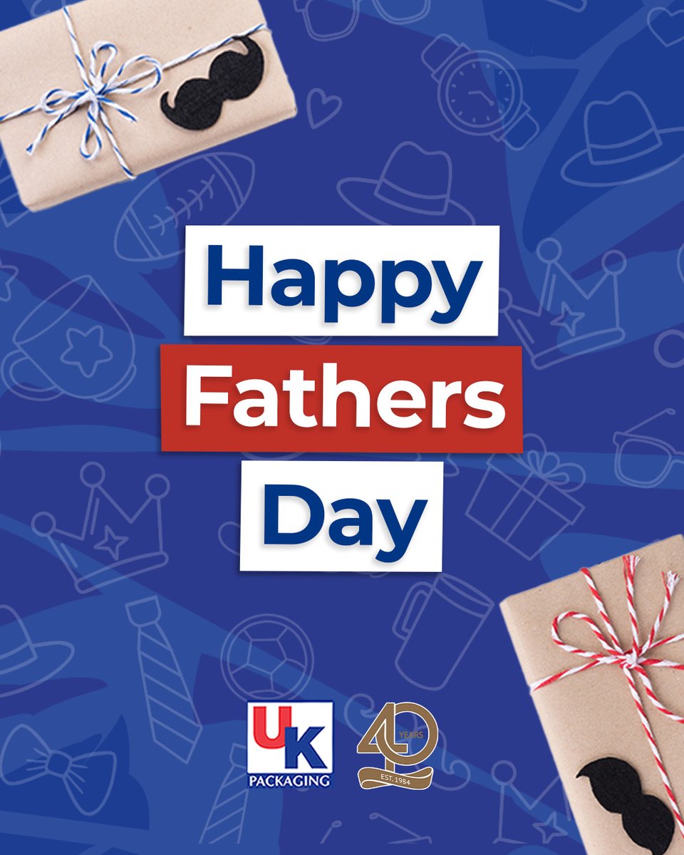 #HappyFathersDay from all of us at #UKPackaging! 👨‍👧‍👦📦

Whether you're spending the day relaxing or on the go, we hope it's filled with appreciation, laughter, and a well-earned break. 💙