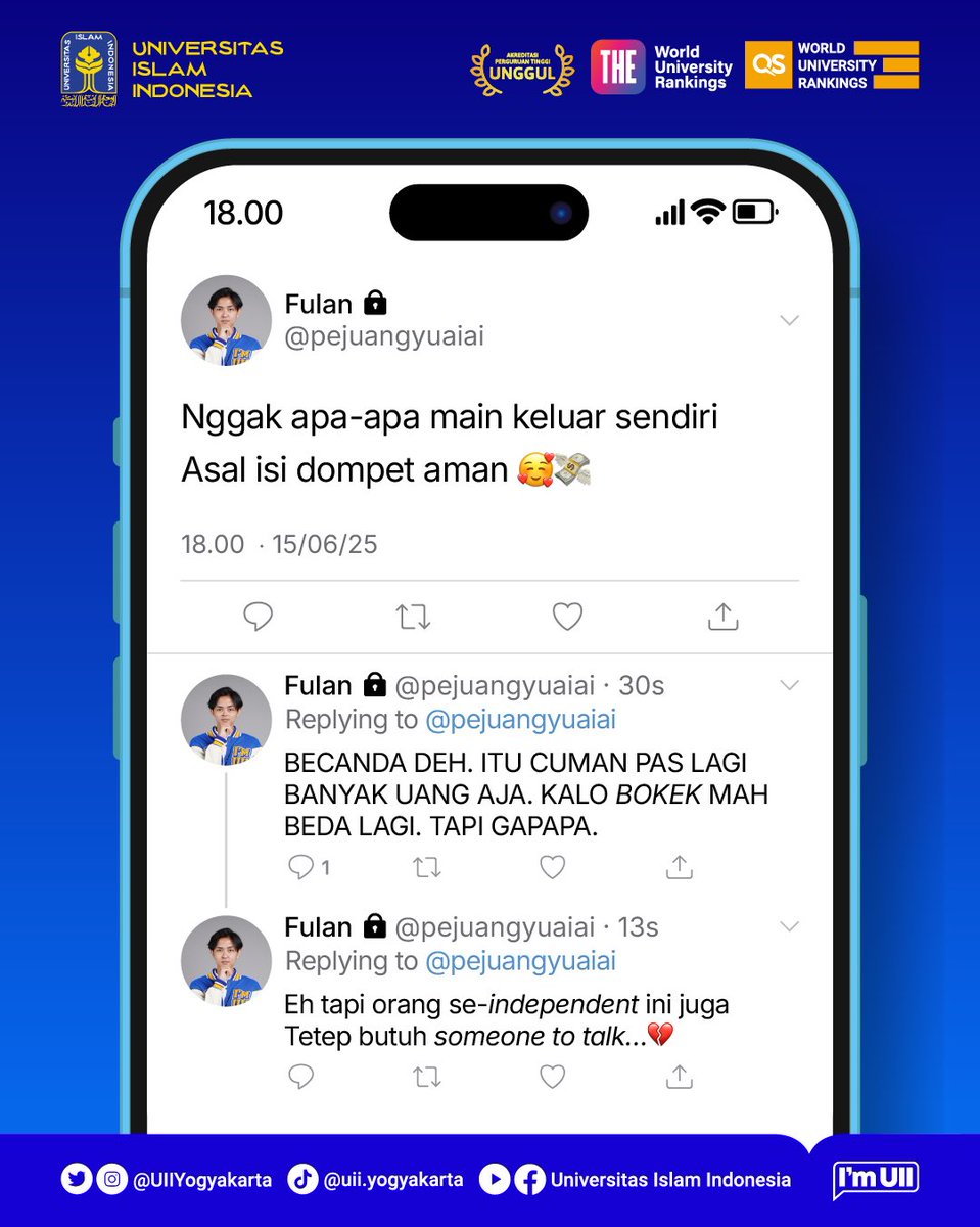 Mood mahasiswa tergantung saldo ya gini: 🫠👇🏻