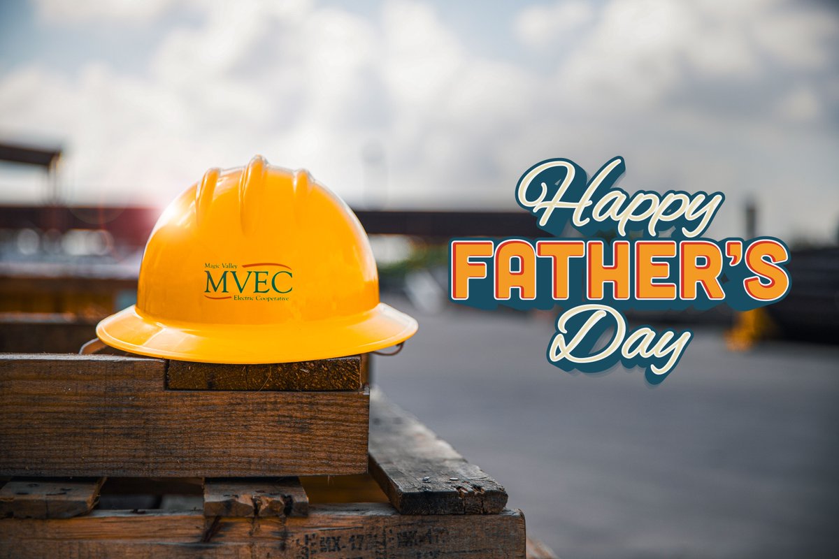 MagicValleyEC's tweet image. Happy Father’s Day from all of us at MVEC!  ⚡ 
Today, we celebrate the fathers and father figures who lead with love, strength, and examples. 
#FathersDay #MVEC