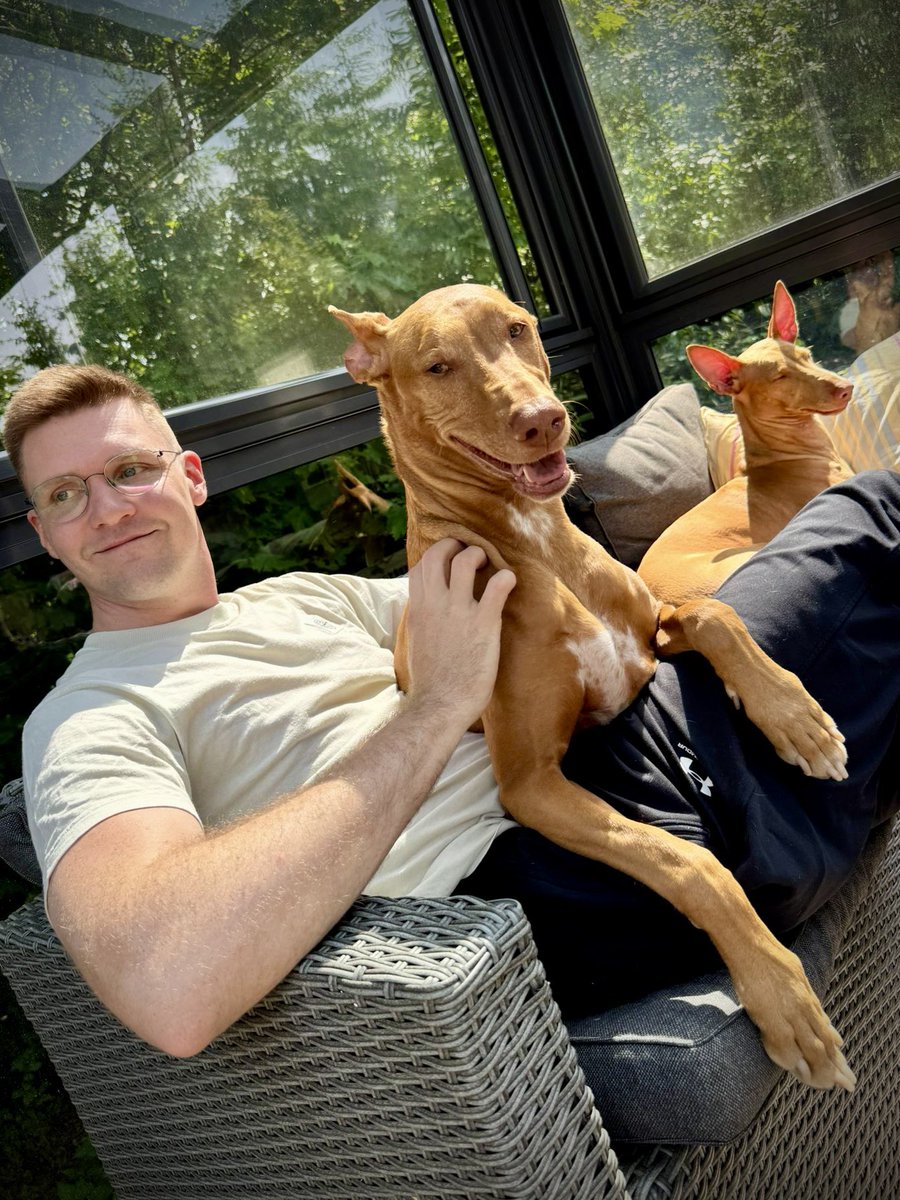 Tässä kesästä silmännähden nauttivat faaraokoirat Remu ja Maija.

Millaisia koiria teillä on? 🐶