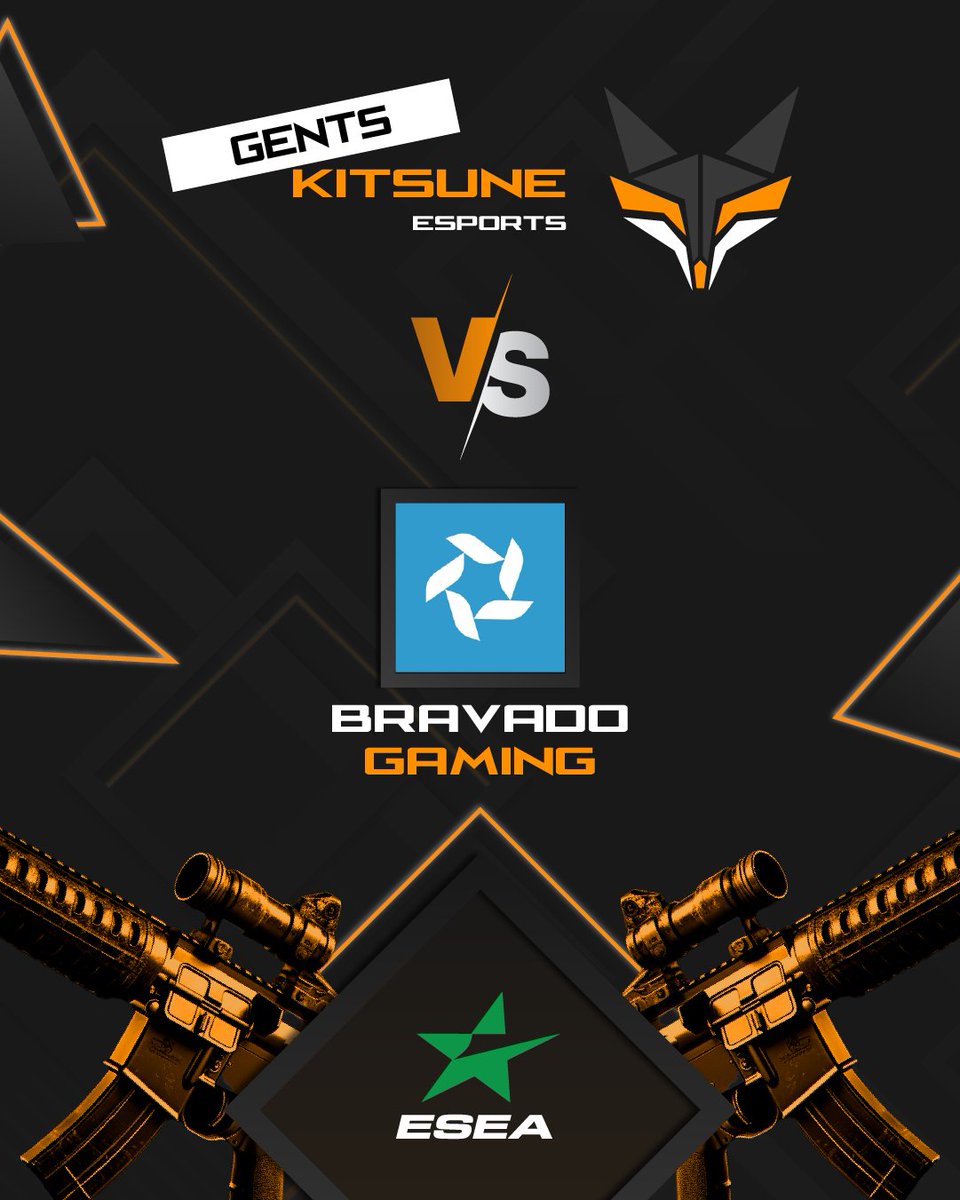 Kitsune Esports (@kitsunegamingza) on Twitter photo It is the gents vs <a href="/bravadogaming/">Bravado Gaming</a> in a BO5 for <a href="/ESEA/">ESEA League</a> Grand Finals tonight!
Stream details 👇
💻: twitch.tv/mrlubawuba
🕑: 19h15
👤: <a href="/MrLubaWuba/">Luba Wuba</a>
#kitza It is the gents vs <a href="/bravadogaming/">Bravado Gaming</a> in a BO5 for <a href="/ESEA/">ESEA League</a> Grand Finals tonight!
Stream details 👇
💻: twitch.tv/mrlubawuba
🕑: 19h15
👤: <a href="/MrLubaWuba/">Luba Wuba</a>
#kitza