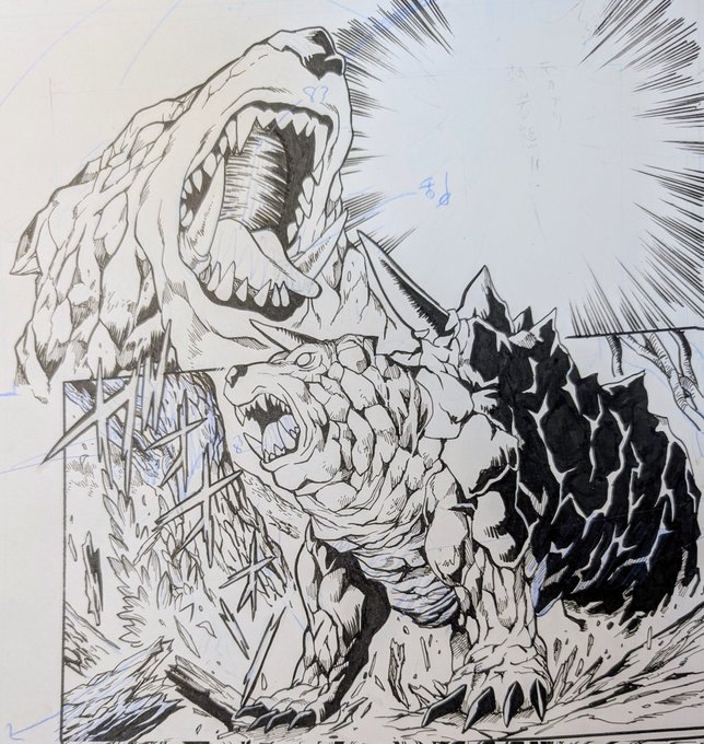 ずっと熊のようなものを描いてた週末だった。そしてそれはまだ続いてる。 