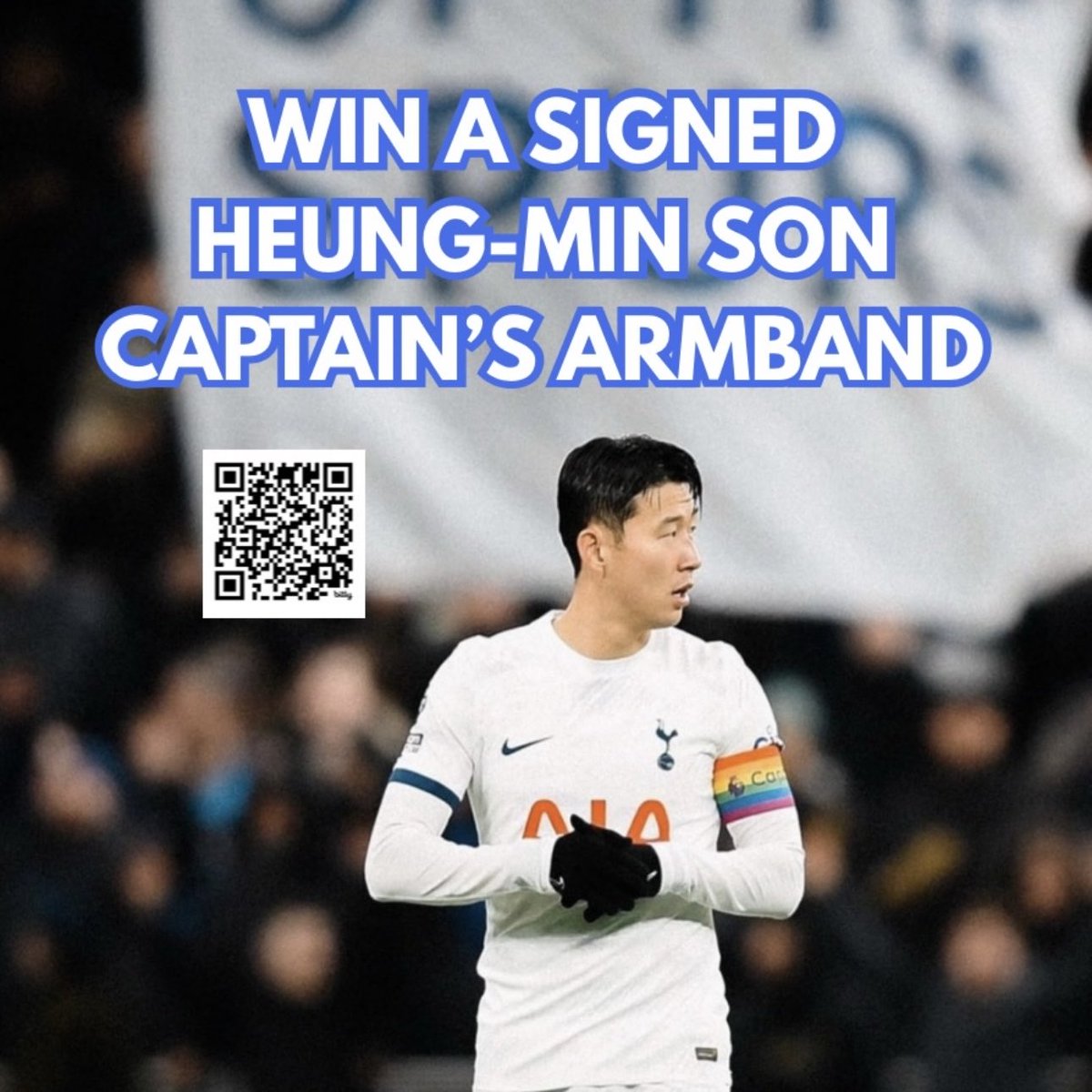 To celebrate Pride Month, our captain Heung-min Son has signed a rainbow armband, and we are now raffling off one in aid of <a href="/FvHtweets/">FootballvHomophobia</a> 

The charity means a lot to us, and by buying a raffle ticket, you can make a difference.