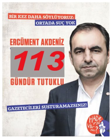 Ercüment Akdeniz’e özgürlük