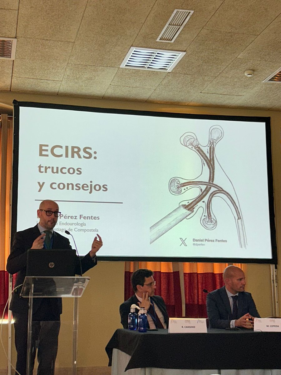Daniel Pérez Fentes (@dperfen) on Twitter photo Un honor volver a celebrar nuestro tradicional curso sobre nefrolitotomía percutánea, el decano de los cursos del Congreso Nacional <a href="/InfoAeu/">AEU</a> 
Sala llena, participación activa y mucho debate. La pasión de la urología española por la Endourología está más viva que nunca. #AEU2025 Un honor volver a celebrar nuestro tradicional curso sobre nefrolitotomía percutánea, el decano de los cursos del Congreso Nacional <a href="/InfoAeu/">AEU</a> 
Sala llena, participación activa y mucho debate. La pasión de la urología española por la Endourología está más viva que nunca. #AEU2025