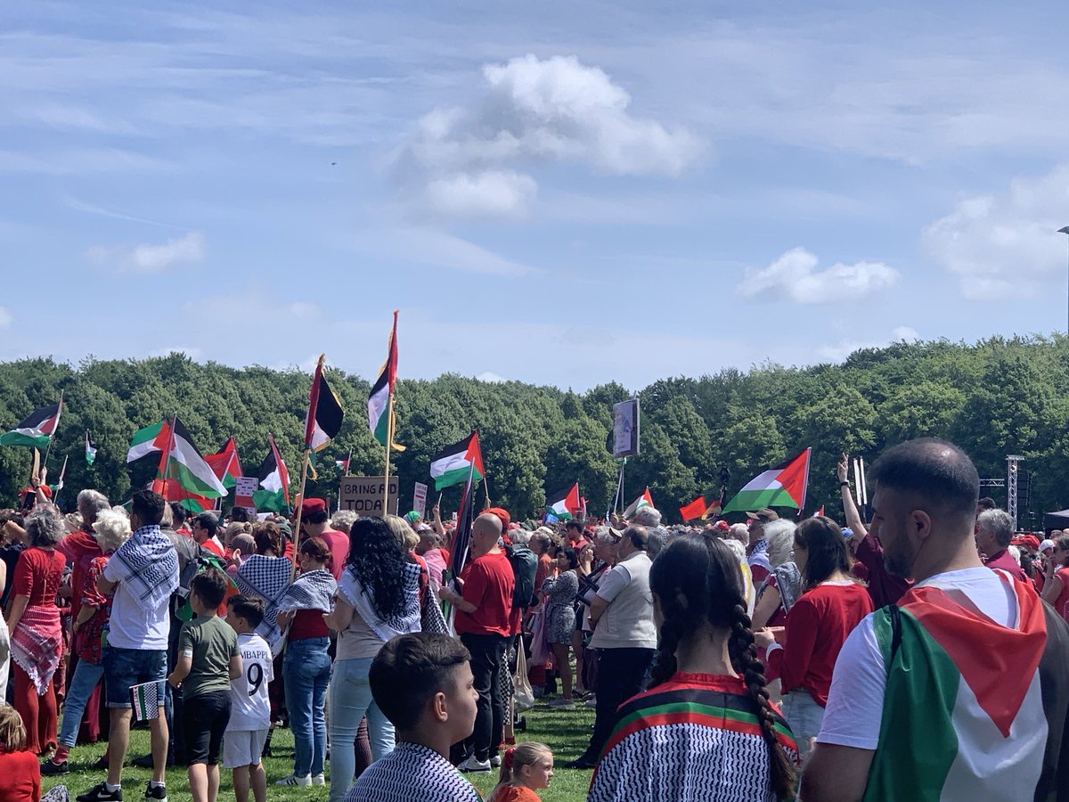 MirjamAtes's tweet photo. Nog steeds stromen mensen toe: we trekken de rode lijn #TrekDeRodelijn #Malieveld #StopGenocideGaza ⁦@MinPres⁩ https://t.co/GREeWOPhfd