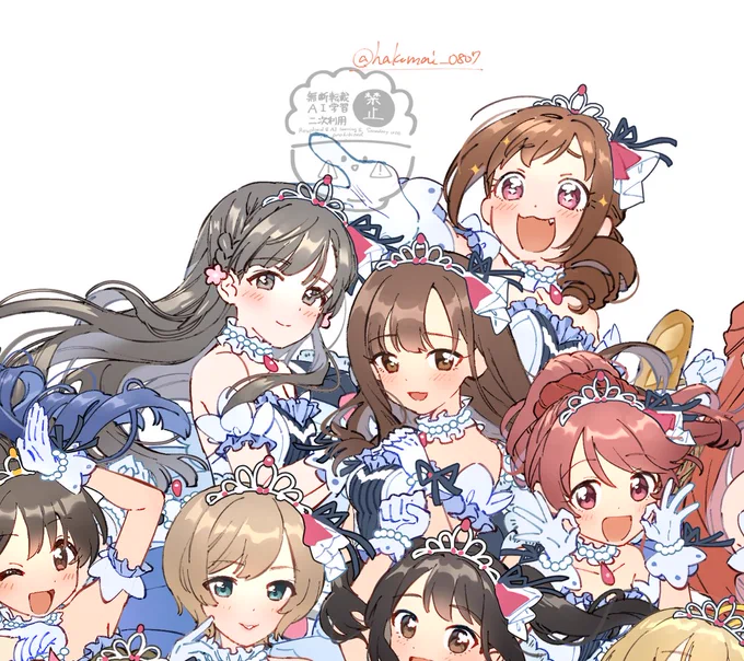 #デレステ10thまで100日なのでアイドル190人全員描きたい 21日目 小早川紗枝 大原みちる