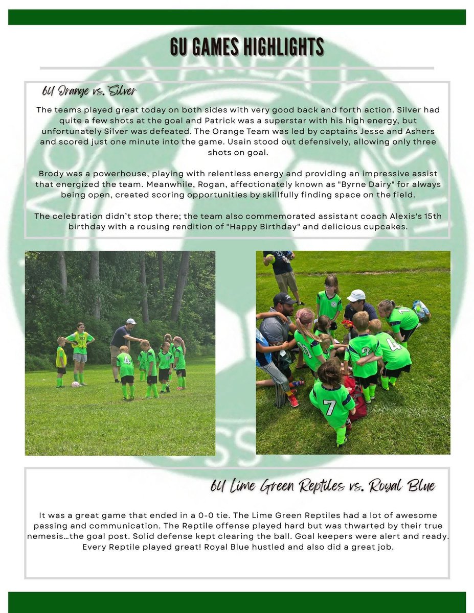 NAYSASoccer's tweet photo. 6/11 Newsletter coving 6/7 games https://t.co/aGHnmHPwoO