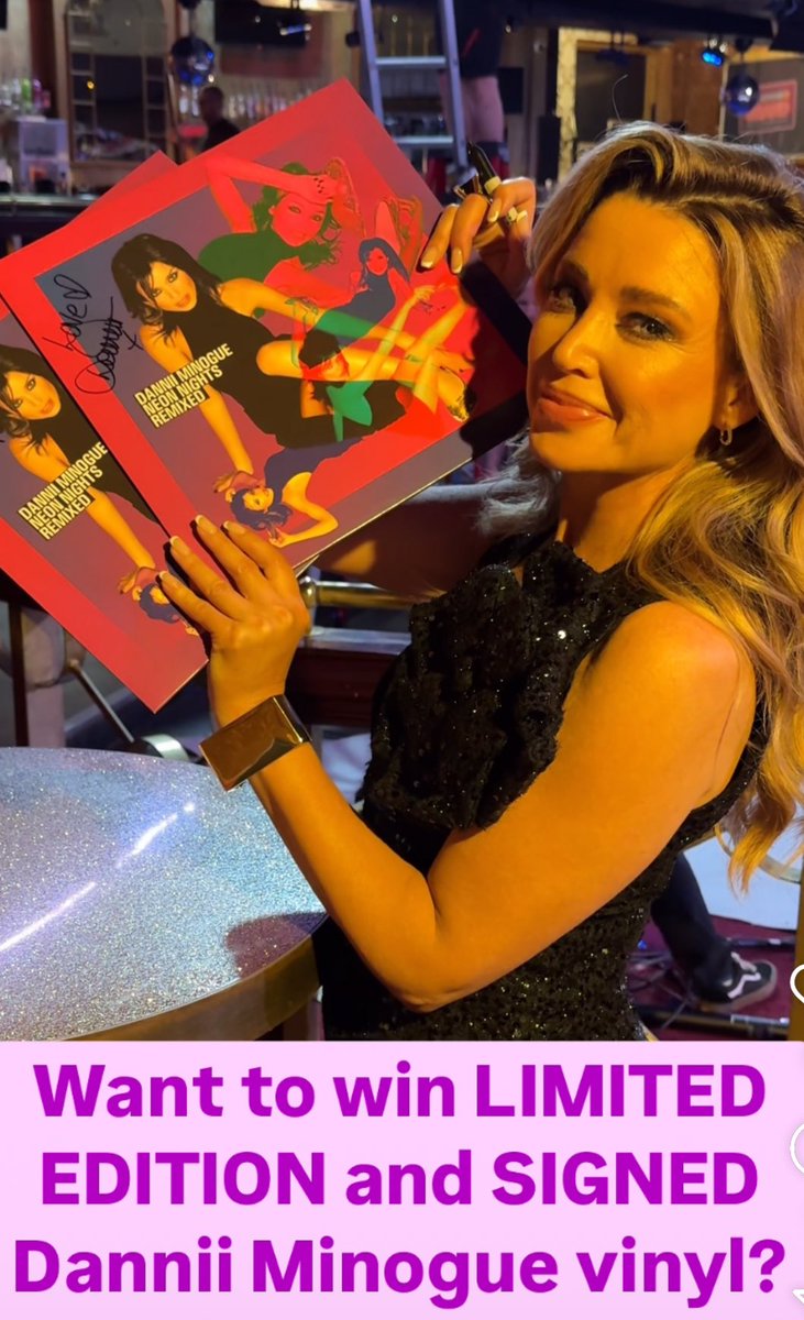 UKJoel's tweet image. Hey @DanniiMinogue fans…

Want to win a SIGNED and LIMITED EDITION copy of Neon Nights Remixed vinyl?

Check out this Instagram reel for more details!

instagram.com/reel/DK6z80ci6…

💜🩷 #danniiminogue #dannii 🩷💜