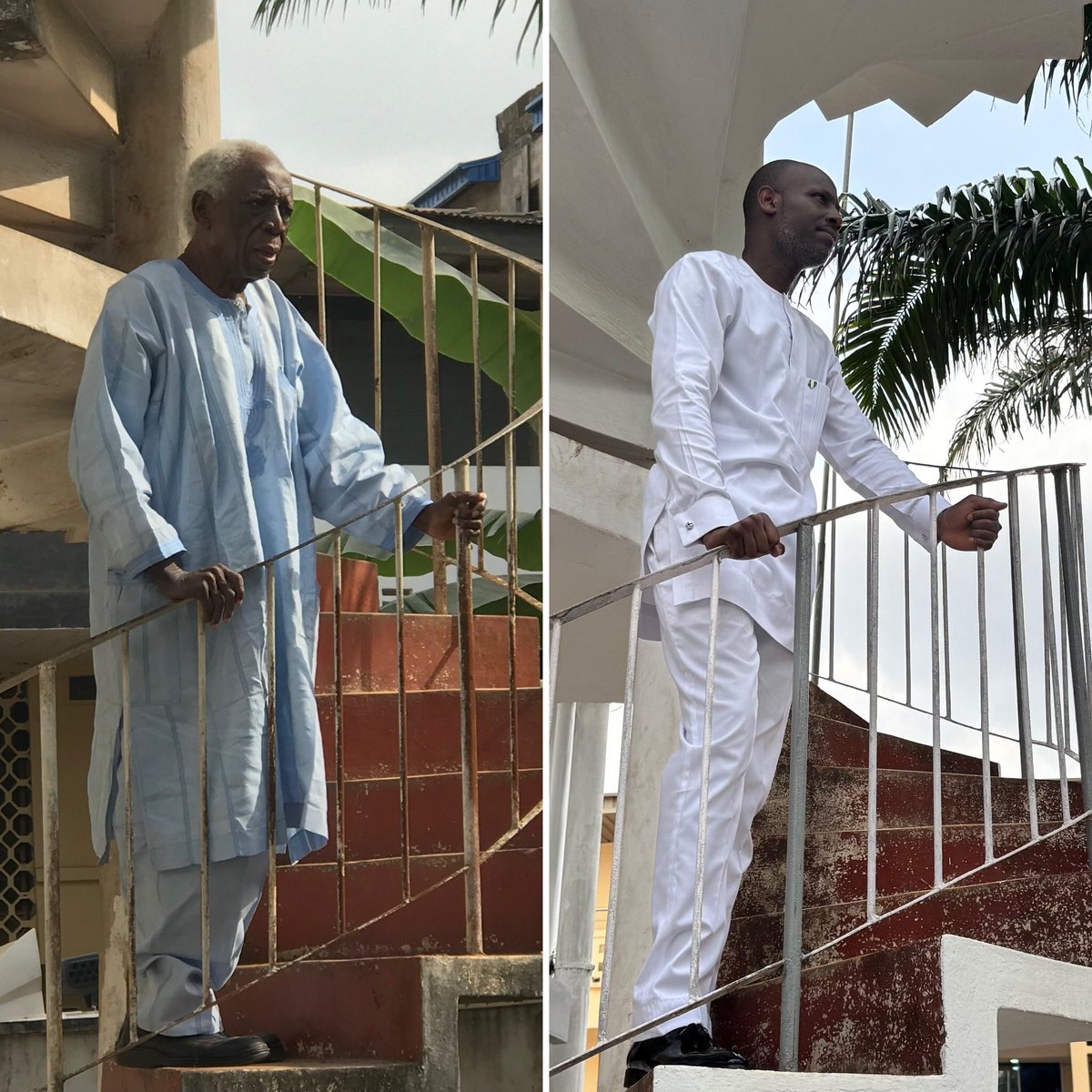ayobamiolunloyo's tweet photo. ❤️ Father’s Day 🙏🏾
This phrase takes on new meaning this day, as it’s the first without my biological father, #VOSO - Victor Omololu Sowemimo OLUNLOYO - the man who inspired me to be the man I aspire to be!
To commemorate this day, I have curated a set of pictures in your honour, themed: “Walking where my father walked”.
Happy 1st Heavenly Father’s Day.
I never would have wanted another father, not even for a second. I love and miss you! Rest on dear “Daddy”.
Your ‘model boy’ (as you would say)…
Ayobami Akinyode OLUNLOYO
#AAO | 007
aka Sketus
aka Lambrusco
Thanks 📸: #Pamlens